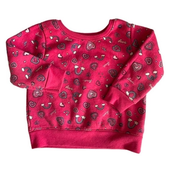 ❤️ GARANIMALS Pink Heart Sweatshirt - Picture 1 of 4